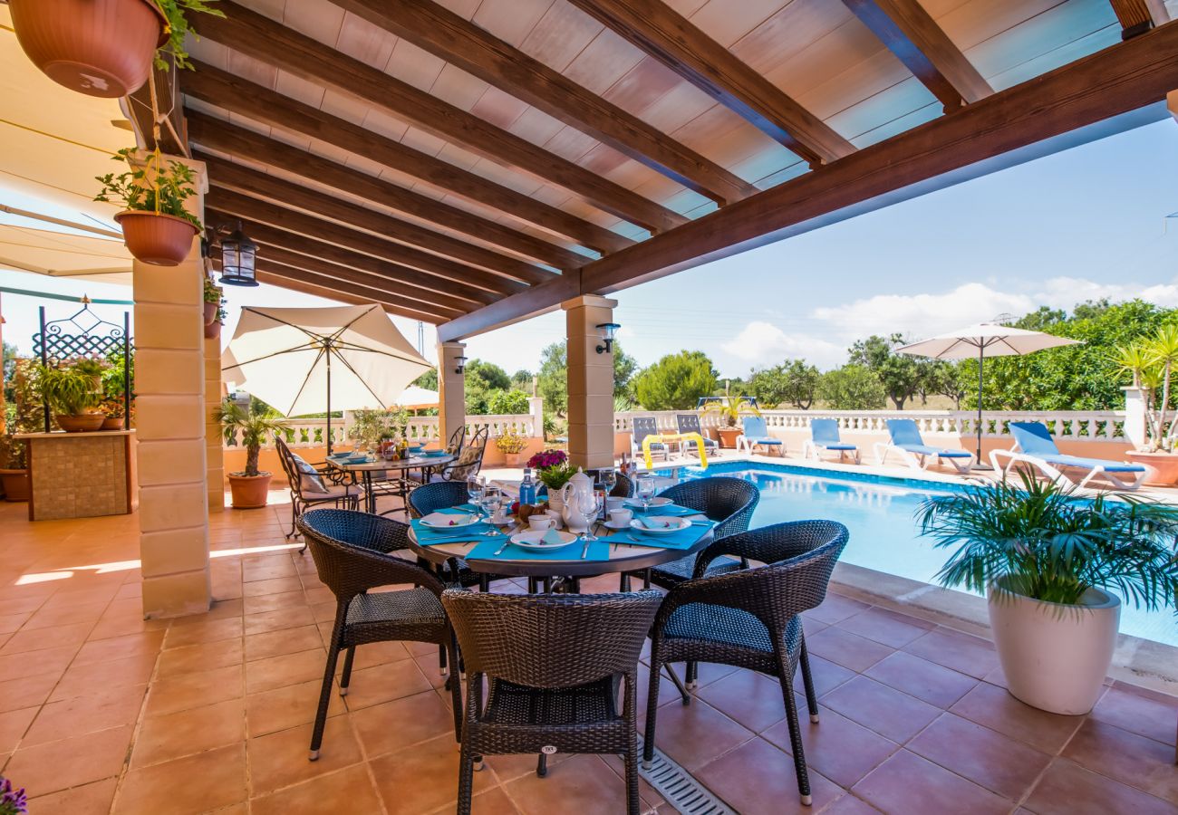 Finca in Capdepera - Ferienhaus Villa Bona vista auf Mallorca mit Pool
