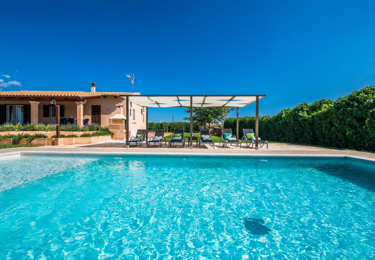 Finca in Sa Pobla - Ländliche Finca Villa del Nord Pool auf Mallorca