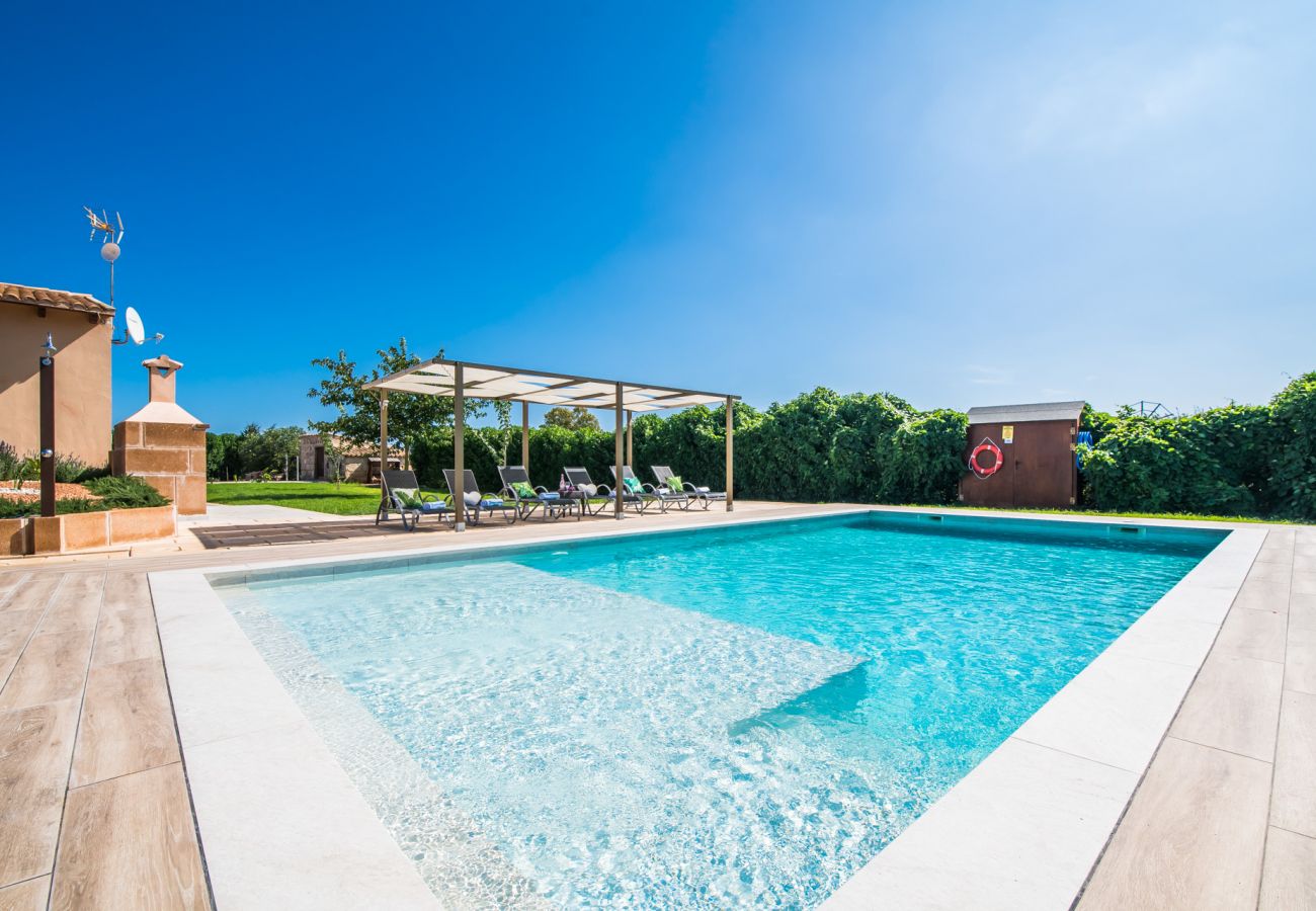 Finca in Sa Pobla - Ländliche Finca Villa del Nord Pool auf Mallorca