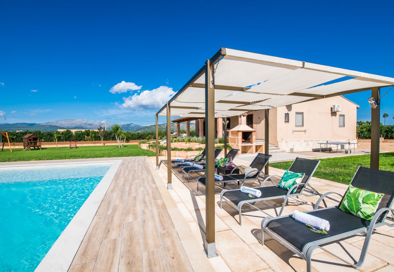 Finca in Sa Pobla - Ländliche Finca Villa del Nord Pool auf Mallorca