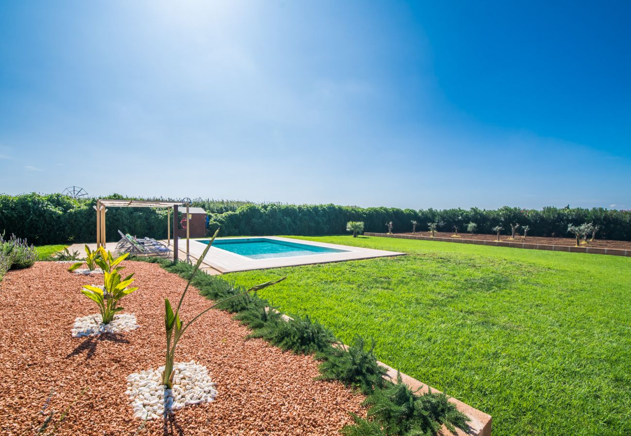 Finca in Sa Pobla - Ländliche Finca Villa del Nord Pool auf Mallorca