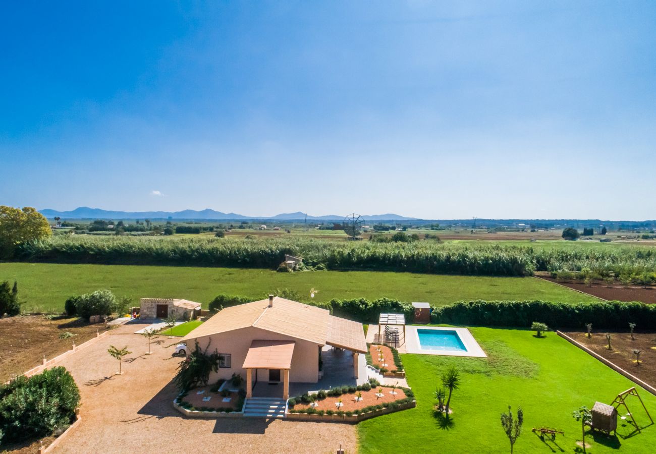 Finca in Sa Pobla - Ländliche Finca Villa del Nord Pool auf Mallorca