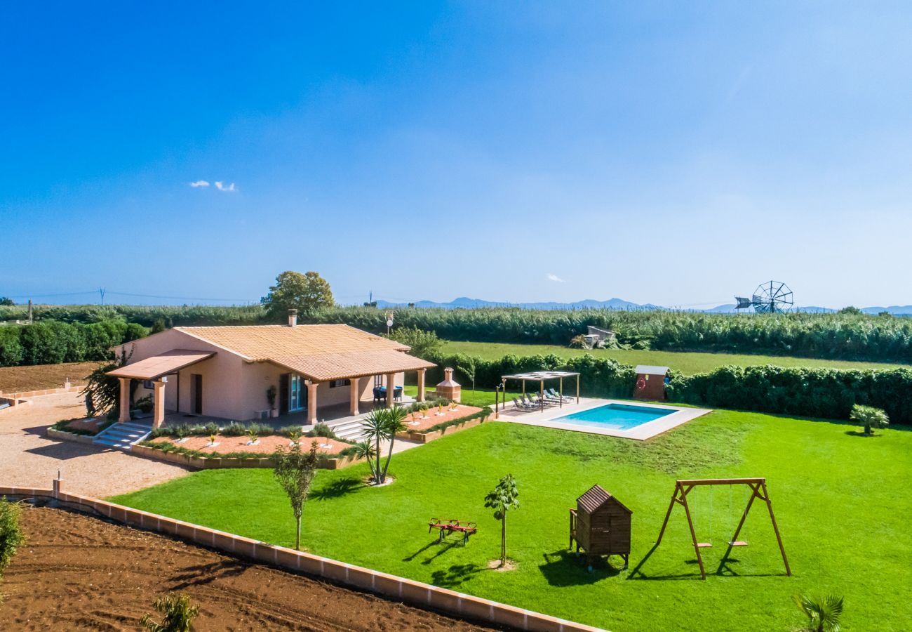 Finca in Sa Pobla - Ländliche Finca Villa del Nord Pool auf Mallorca