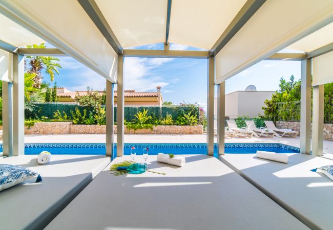 Ferienhaus in Alcudia - Haus Meerblick Villa Sammy Alcudia Pool Jacuzzi