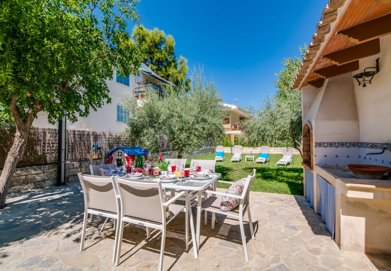 Ferienhaus in Alcudia - Haus Villa Vallespir in Alcudia mit Garten