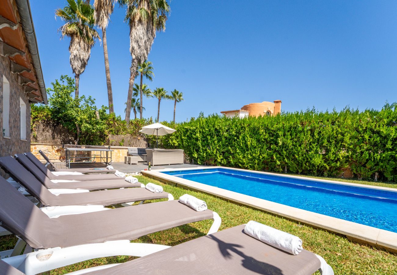 Ferienhaus in Alcudia - Villa Montelo mit privatem Pool in Meeresnähe