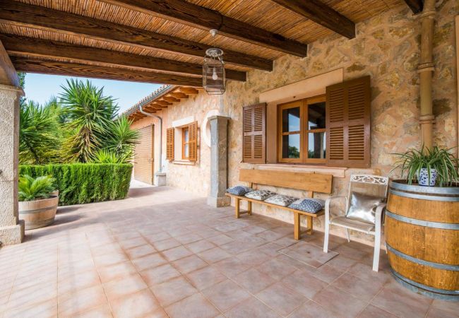 Finca in Selva - Landhaus in Mallorca Ses Comes mit Pool