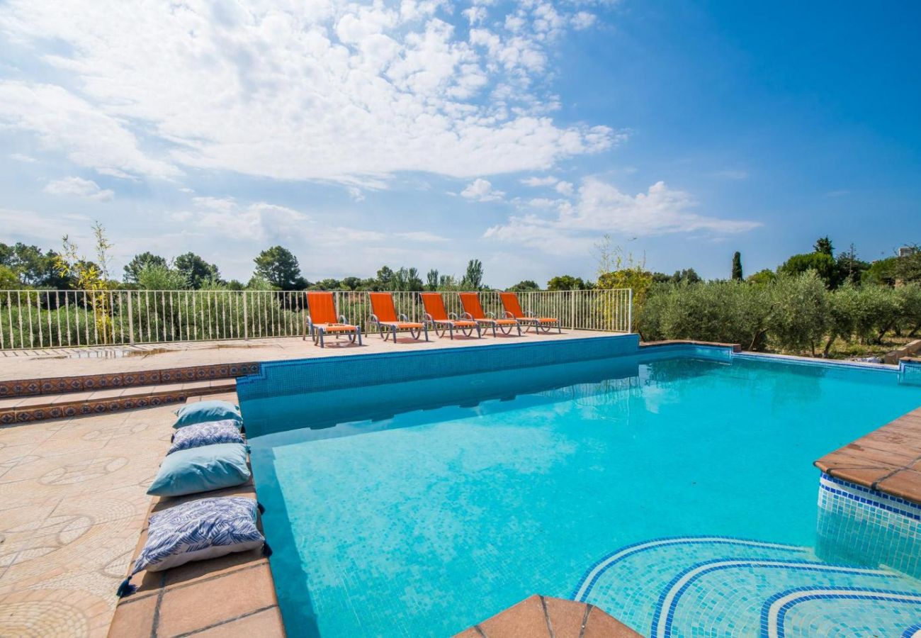 Finca in Selva - Landhaus in Mallorca Ses Comes mit Pool