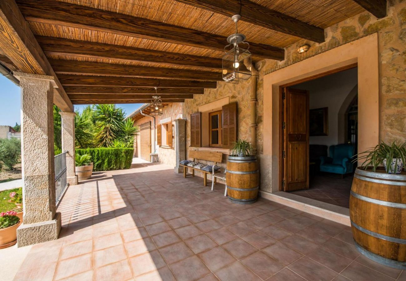 Finca in Selva - Landhaus in Mallorca Ses Comes mit Pool