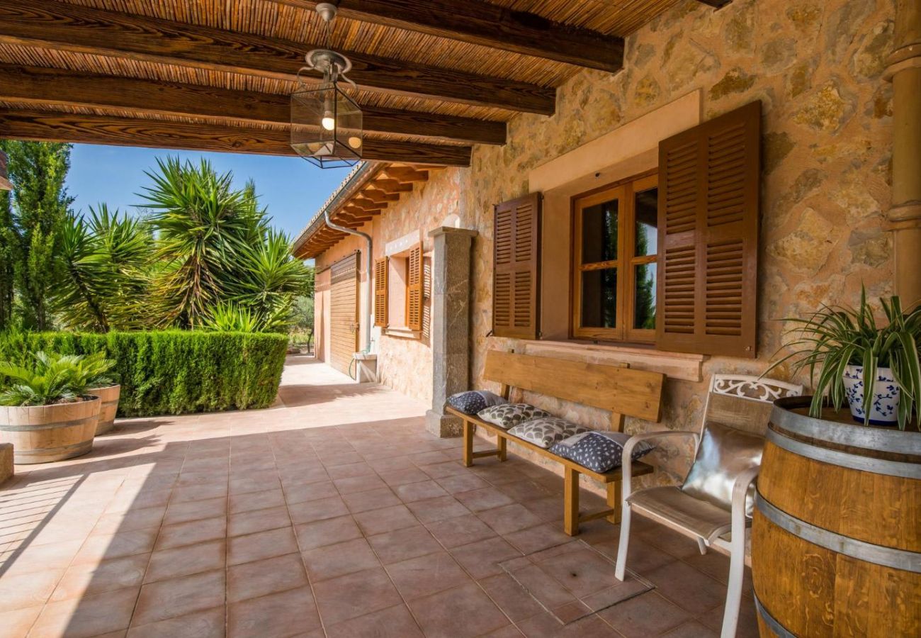 Finca in Selva - Landhaus in Mallorca Ses Comes mit Pool