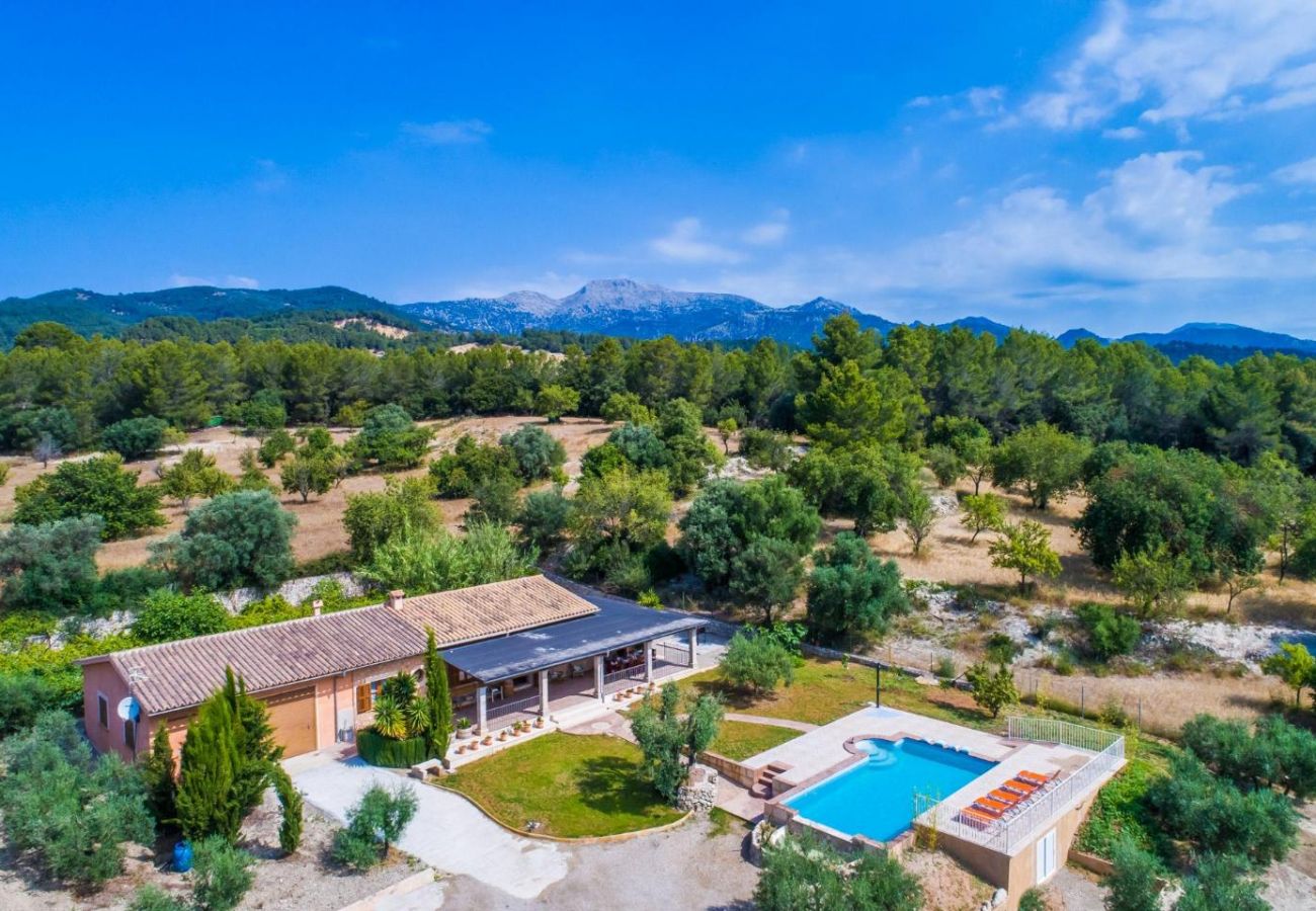 Finca in Selva - Landhaus in Mallorca Ses Comes mit Pool