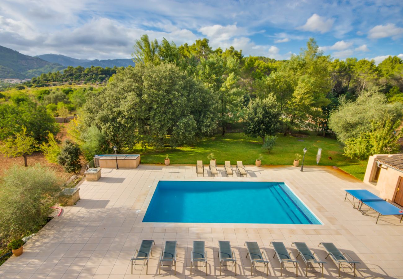 Finca in Selva - Finca Sa Mina für 12 mit Pool auf Mallorca