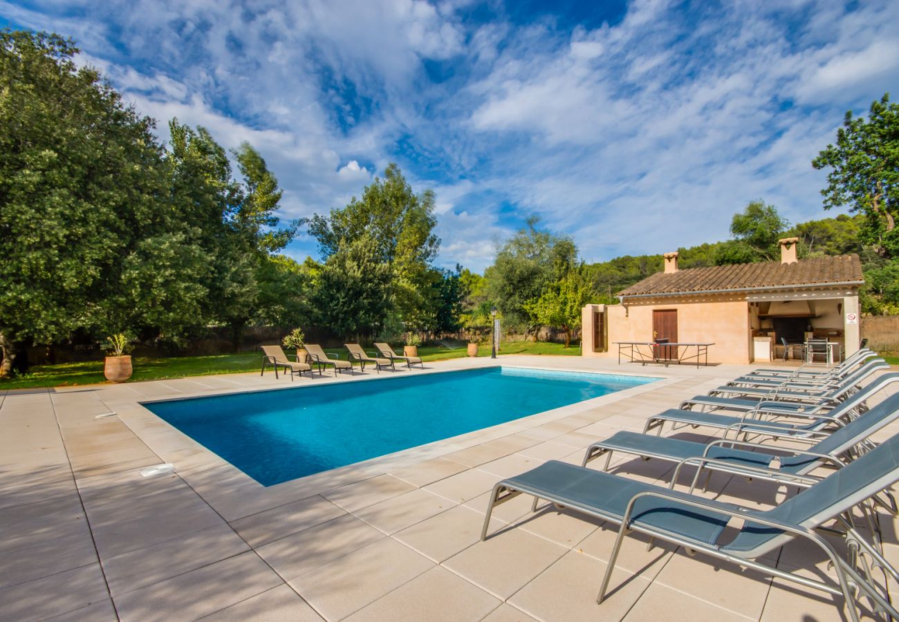 Finca in Selva - Finca Sa Mina für 12 mit Pool auf Mallorca