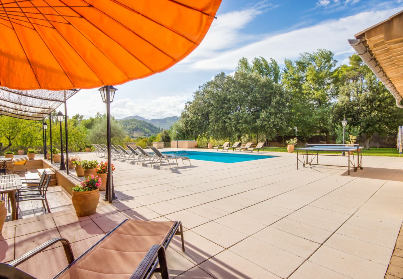 Finca in Selva - Finca Sa Mina für 12 mit Pool auf Mallorca