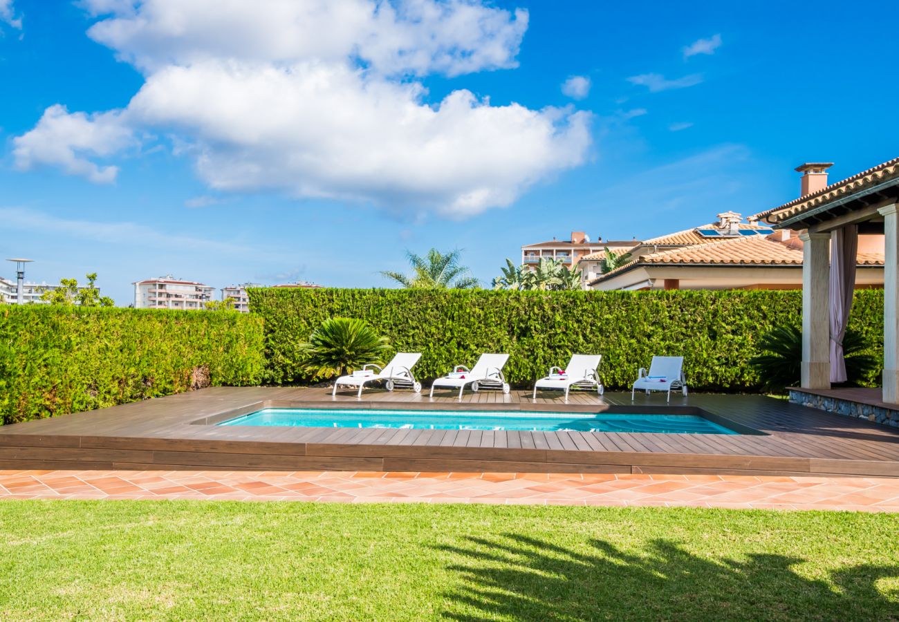 Ferienhaus in Alcudia - Haus Montelago Bergblick und Strandnähe