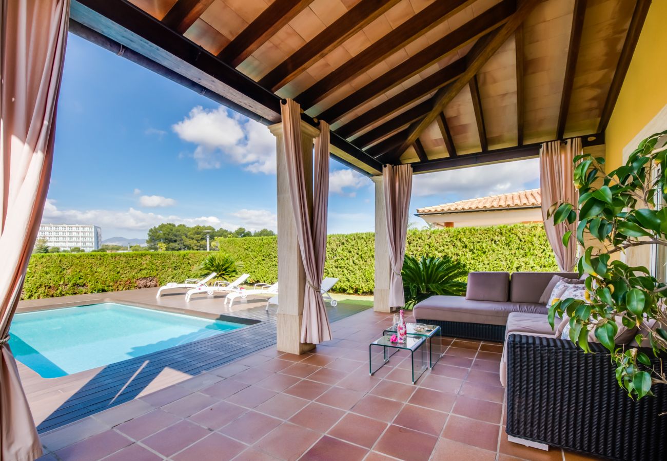 Ferienhaus in Alcudia - Haus Montelago Bergblick und Strandnähe