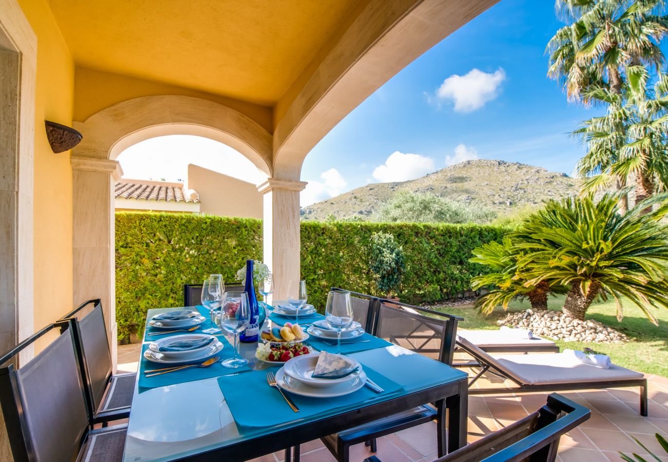 Ferienhaus in Alcudia - Haus Montelago Bergblick und Strandnähe