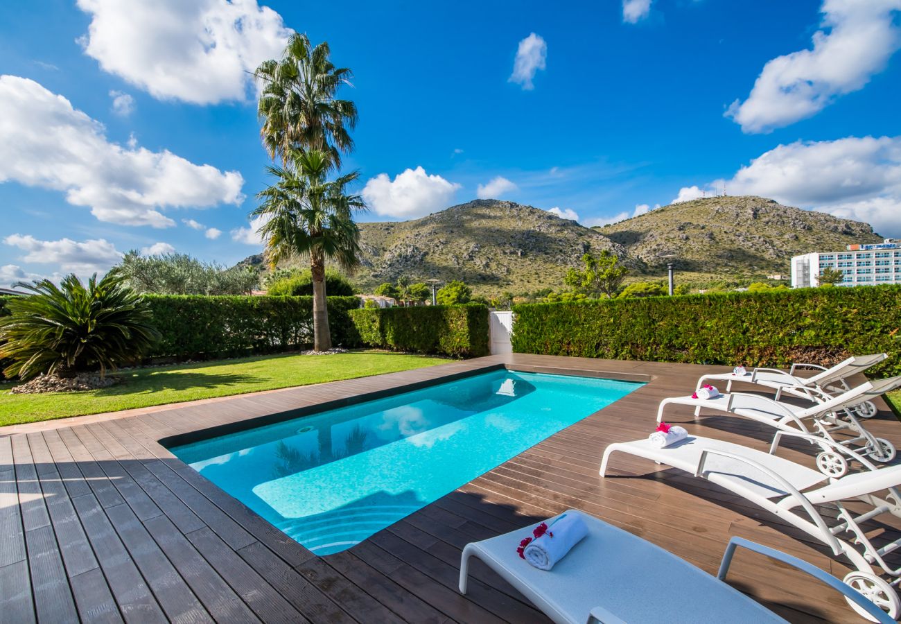 Ferienhaus in Alcudia - Haus Montelago Bergblick und Strandnähe