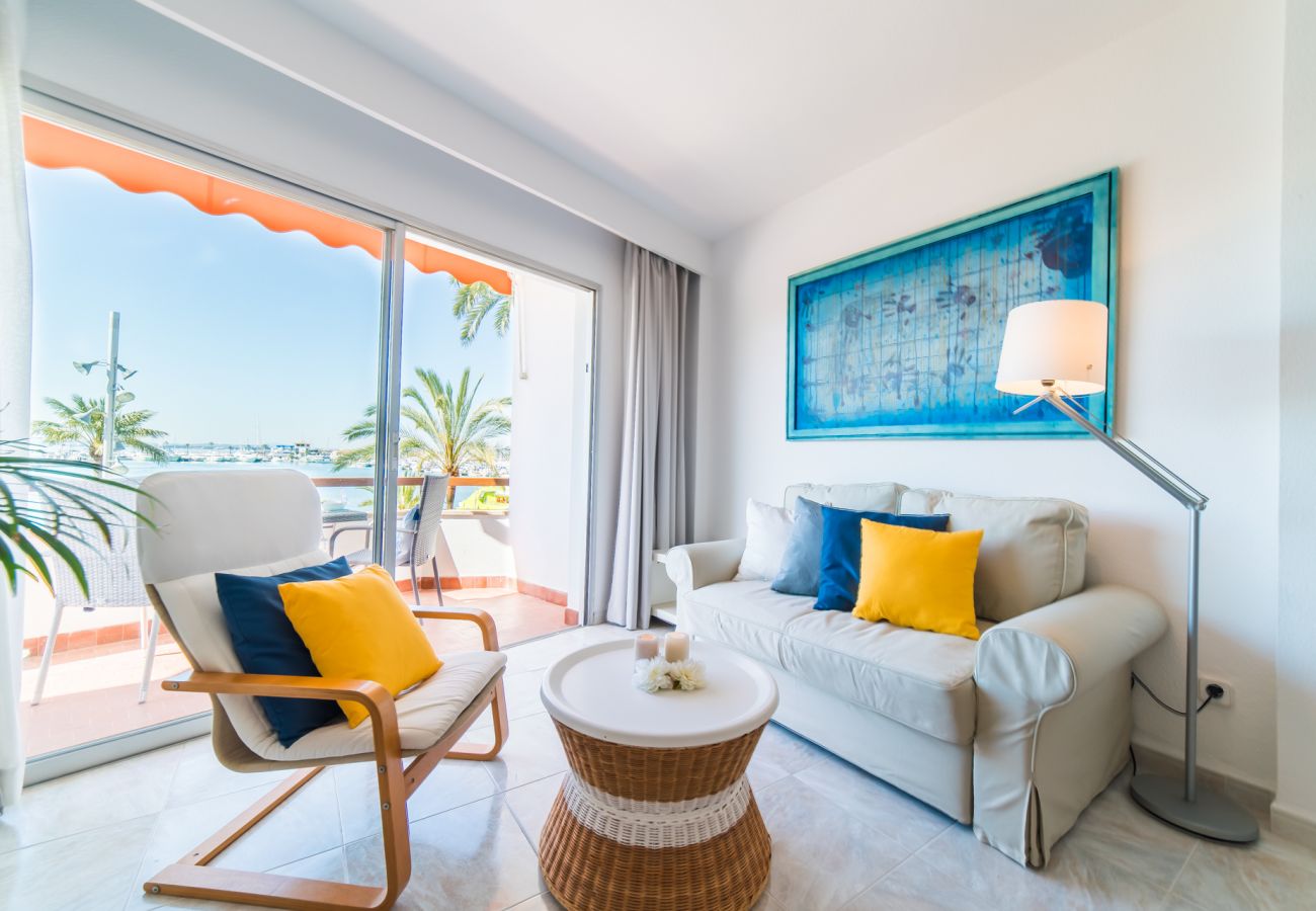 Unterkunft in Puerto Alcudia mit Meerblick