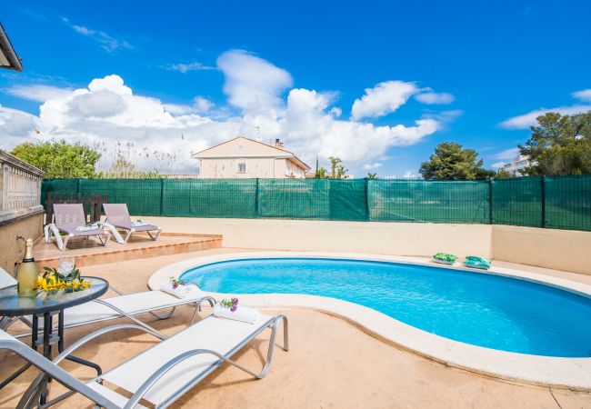  in Playa de Muro - Haus Pool Villa Corb Mari strandnah Playa de Muro