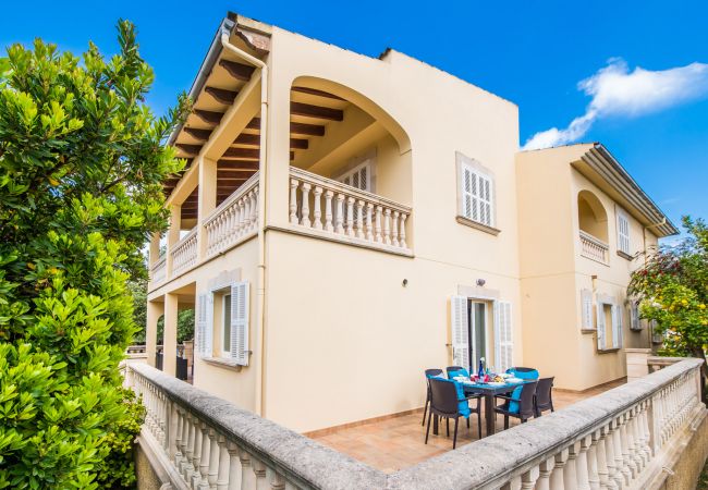 Ferienhaus in Playa de Muro - Haus Pool Villa Corb Mari strandnah Playa de Muro