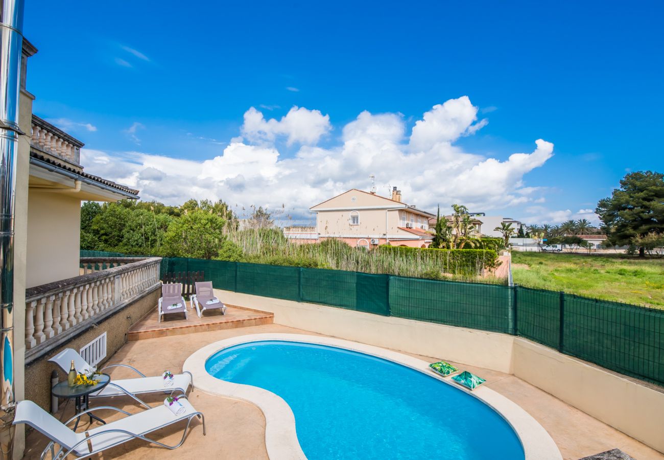 Ferienhaus in Playa de Muro - Haus Pool Villa Corb Mari strandnah Playa de Muro