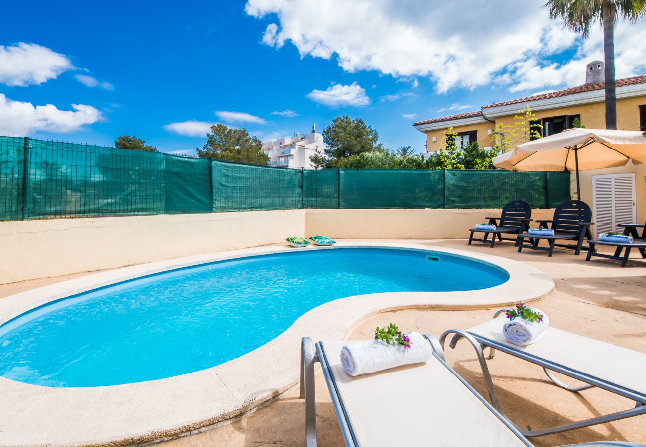 Ferienhaus in Playa de Muro - Haus Pool Villa Corb Mari strandnah Playa de Muro