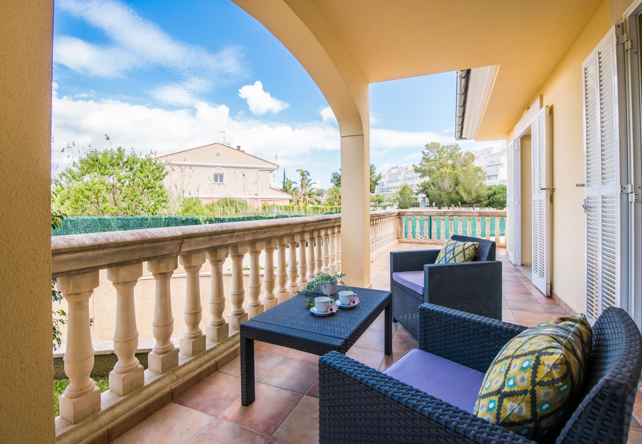 Ferienhaus in Playa de Muro - Haus Pool Villa Corb Mari strandnah Playa de Muro