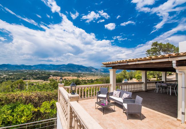 Finca in Inca - Finca mit Panoramablick Es Claperas auf Mallorca