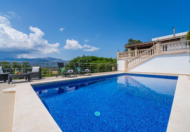 Finca in Inca - Finca mit Panoramablick Es Claperas auf Mallorca