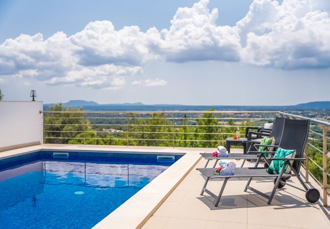 Finca in Inca - Finca mit Panoramablick Es Claperas auf Mallorca