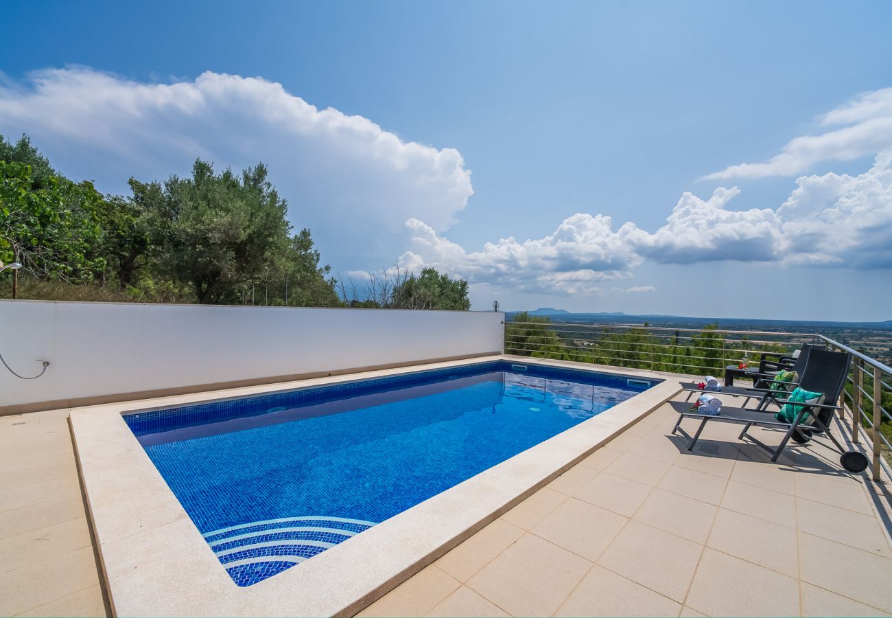 Finca in Inca - Finca mit Panoramablick Es Claperas auf Mallorca