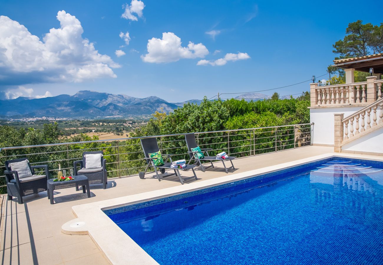 Finca in Inca - Finca mit Panoramablick Es Claperas auf Mallorca