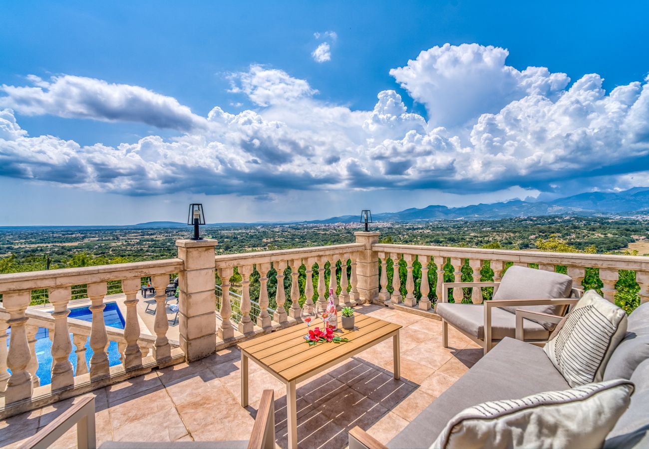 Finca in Inca - Finca mit Panoramablick Es Claperas auf Mallorca