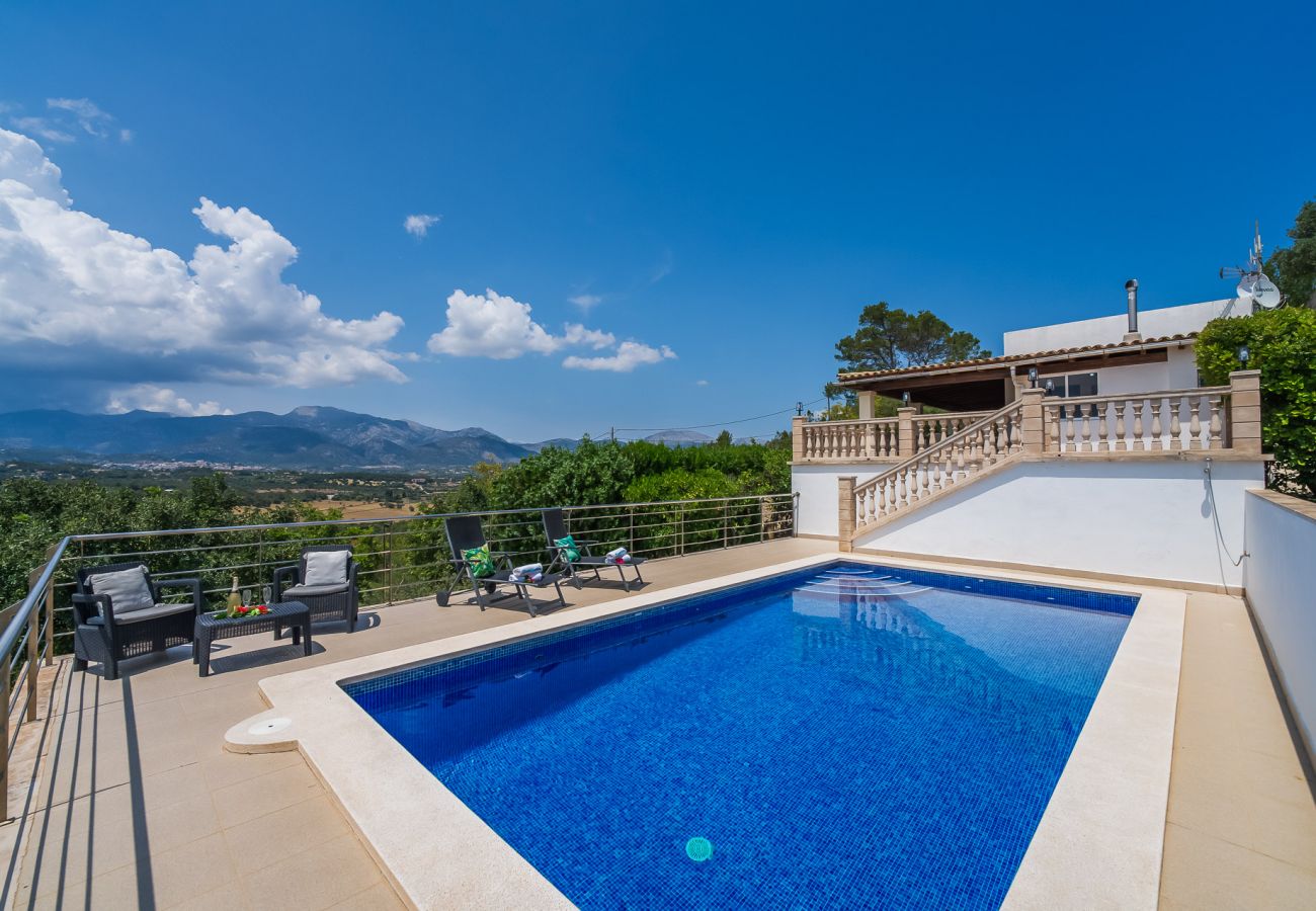 Finca in Inca - Finca mit Panoramablick Es Claperas auf Mallorca