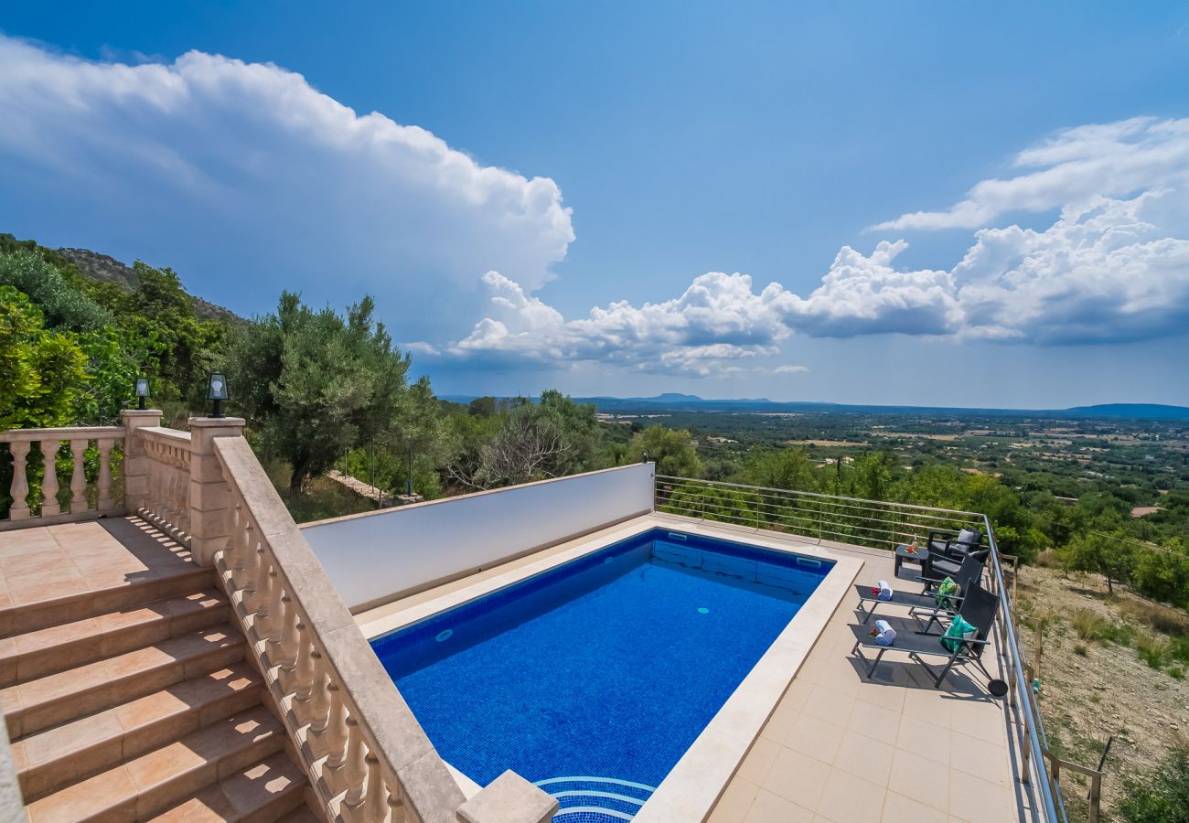 Finca in Inca - Finca mit Panoramablick Es Claperas auf Mallorca