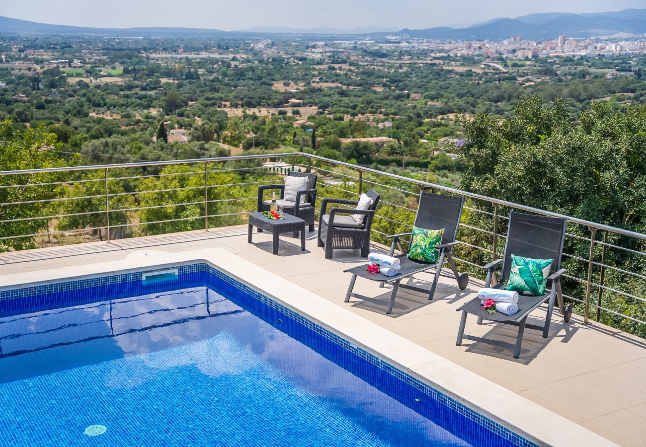 Finca in Inca - Finca mit Panoramablick Es Claperas auf Mallorca