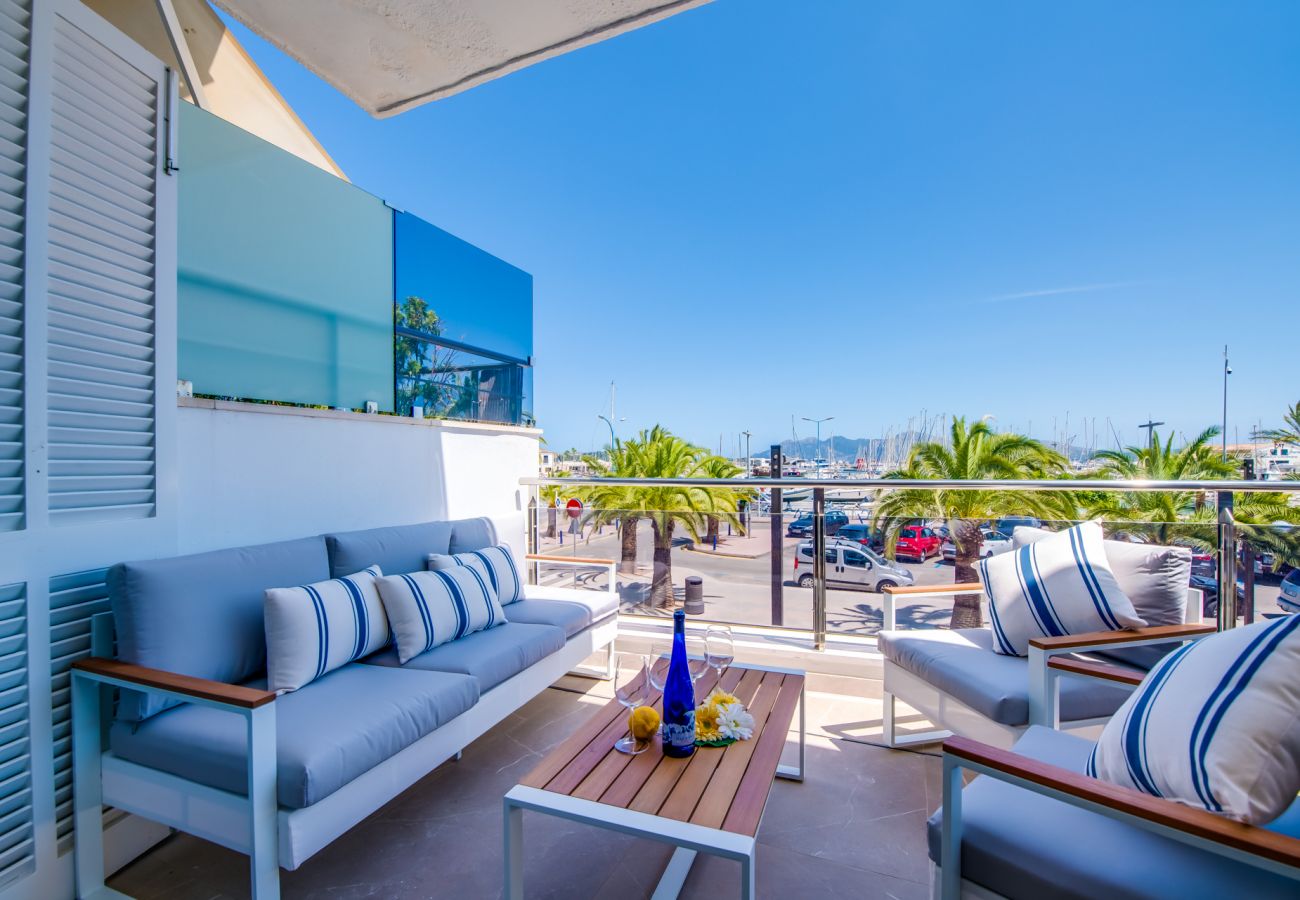 Apartment mit Terrasse in Puerto Pollensa