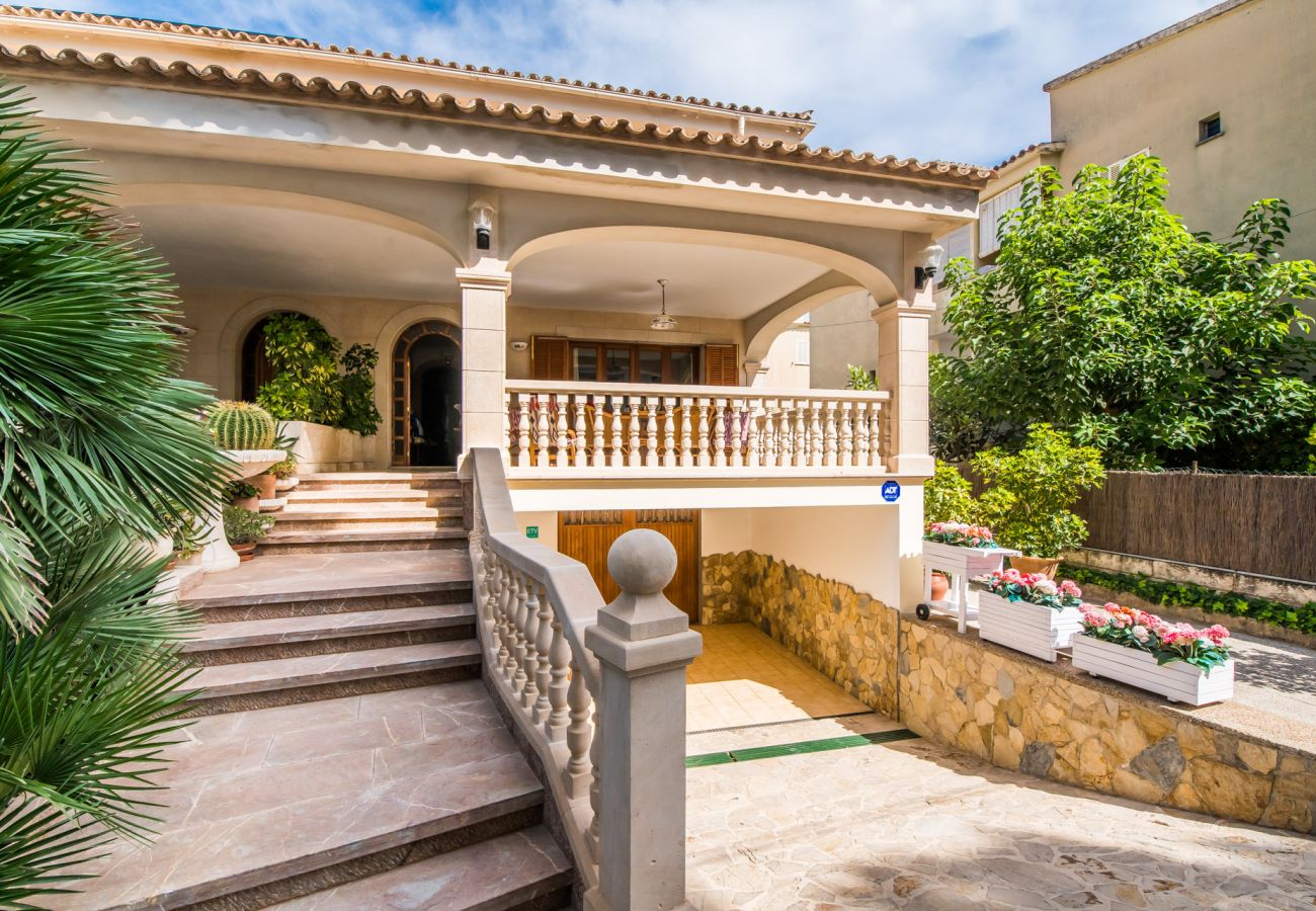 Ferienhaus in Puerto de Alcudia - Haus in Alcudia Roses mit Garten in Strandnähe