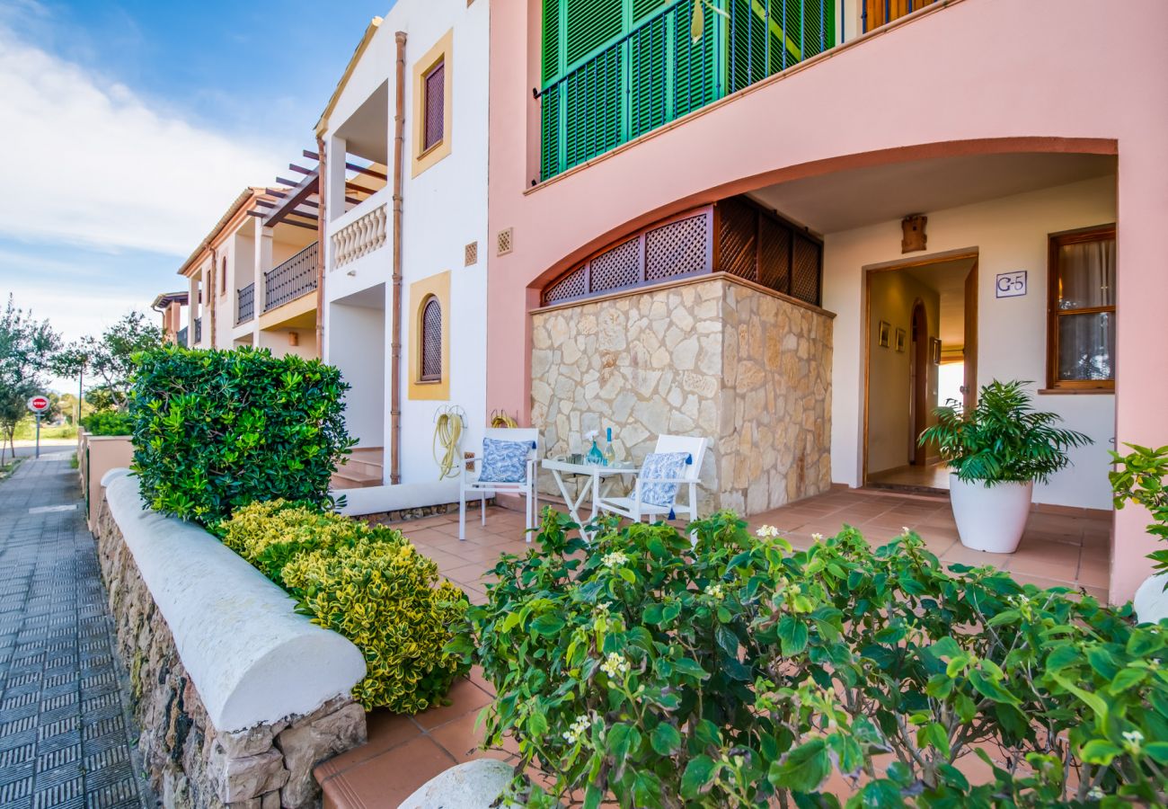 Ferienwohnung in Sa Rapita - Wohnung Blau Mari  mit Pool auf Mallorca