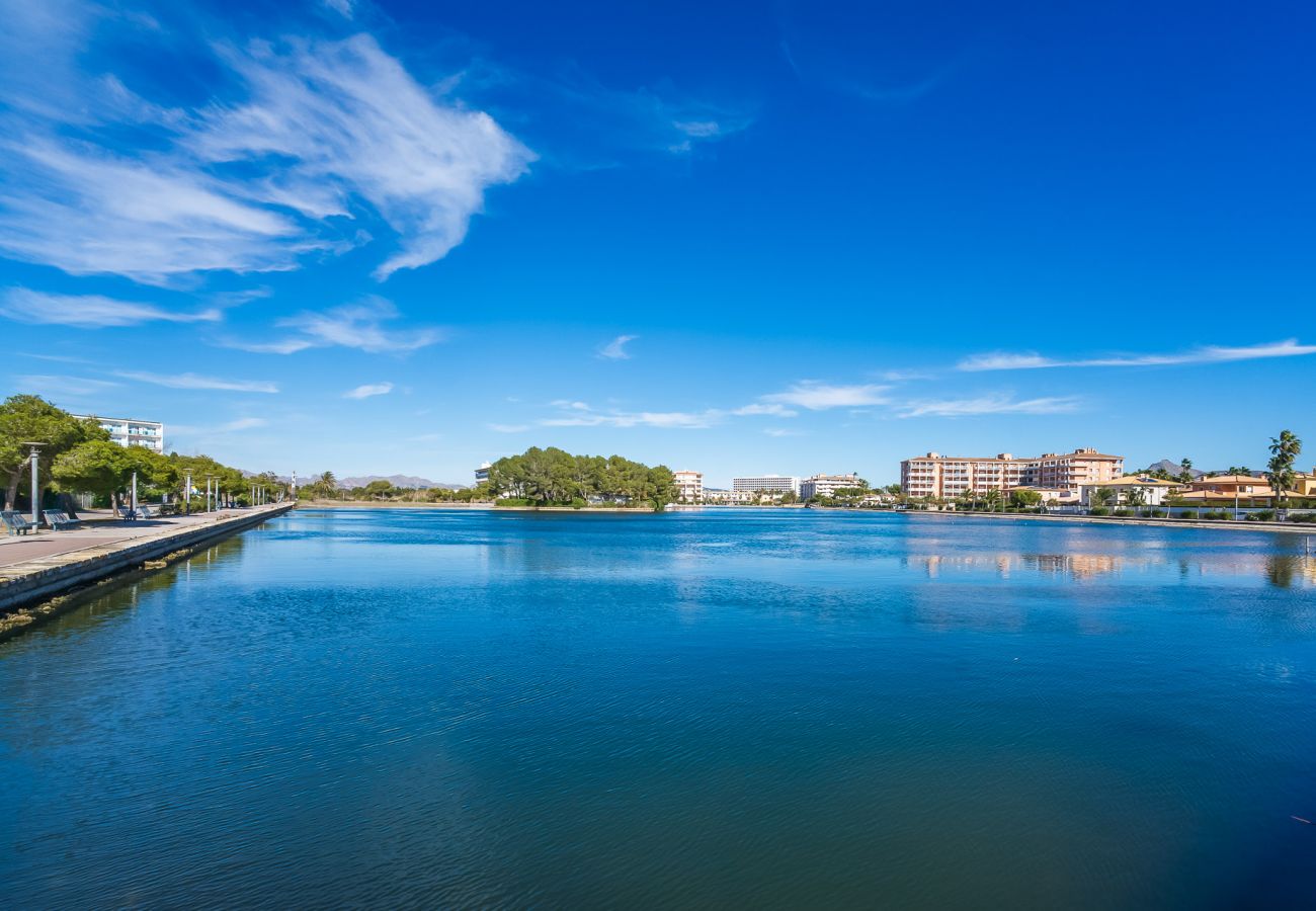 Ferienwohnung in Alcudia - Apartment Marvi mit Blick auf Berge und See