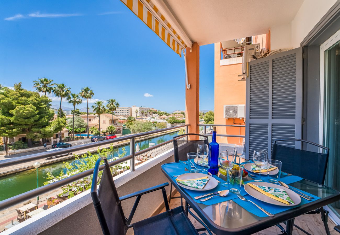Ferienwohnung in Alcudia - Apartment Marvi mit Blick auf Berge und See