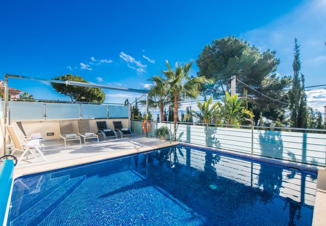 Ferienhaus in Puerto de Alcudia - Luxuriöses Haus Meerblick Villa Alcanada Alcudia