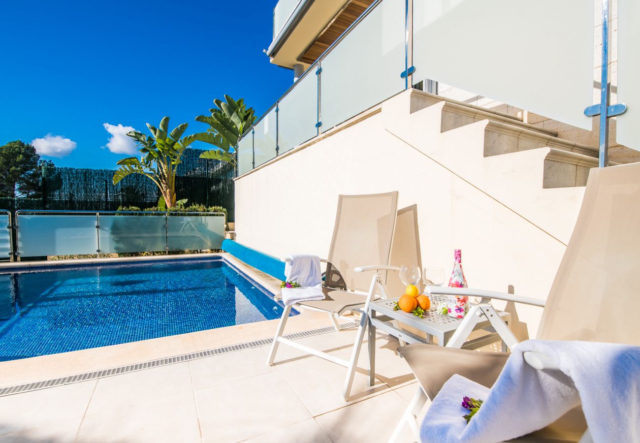 Ferienhaus in Puerto de Alcudia - Luxuriöses Haus Meerblick Villa Alcanada Alcudia