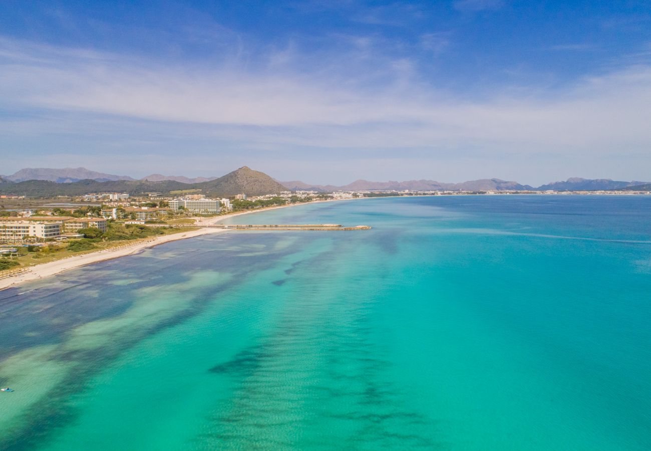 Ferienhaus in Alcudia - Haus Blick See in der Nähe von Alcudia Strand