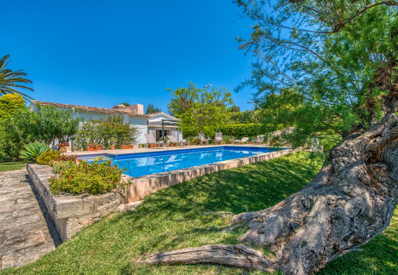 Ferienhaus in Alcudia - Villa Encantada Haus mit Pool in natürlicher Umgebung in Strandnähe