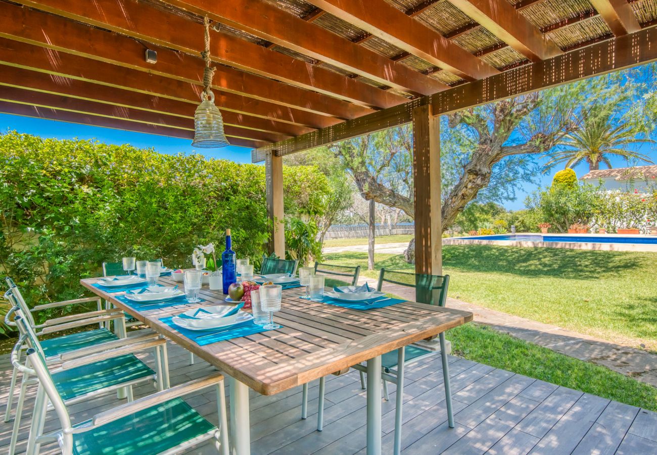 Ferienhaus in Alcudia - Villa Encantada Pool natürliche Umgebung strandnah
