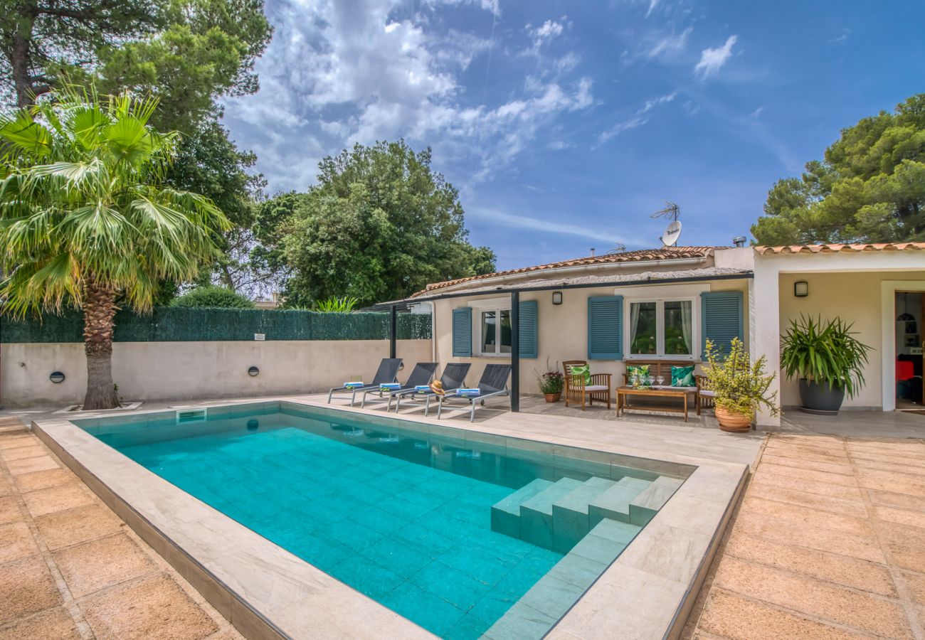 Ferienhaus mit Pool und Grill auf Mallorca. 