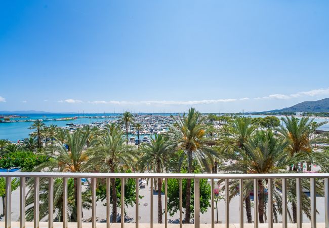 Ferienwohnung in Alcudia - Blue Sky Wohnung mit Meerblick in Puerto Alcudia