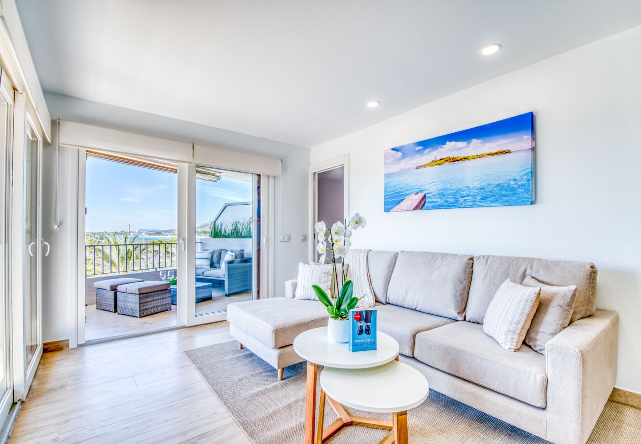 Ferienwohnung in Alcudia - Blue Sky Wohnung mit Meerblick in Puerto Alcudia